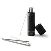 Gewürzhaus - Straws Stainless Steel - Set of 10 with Brush